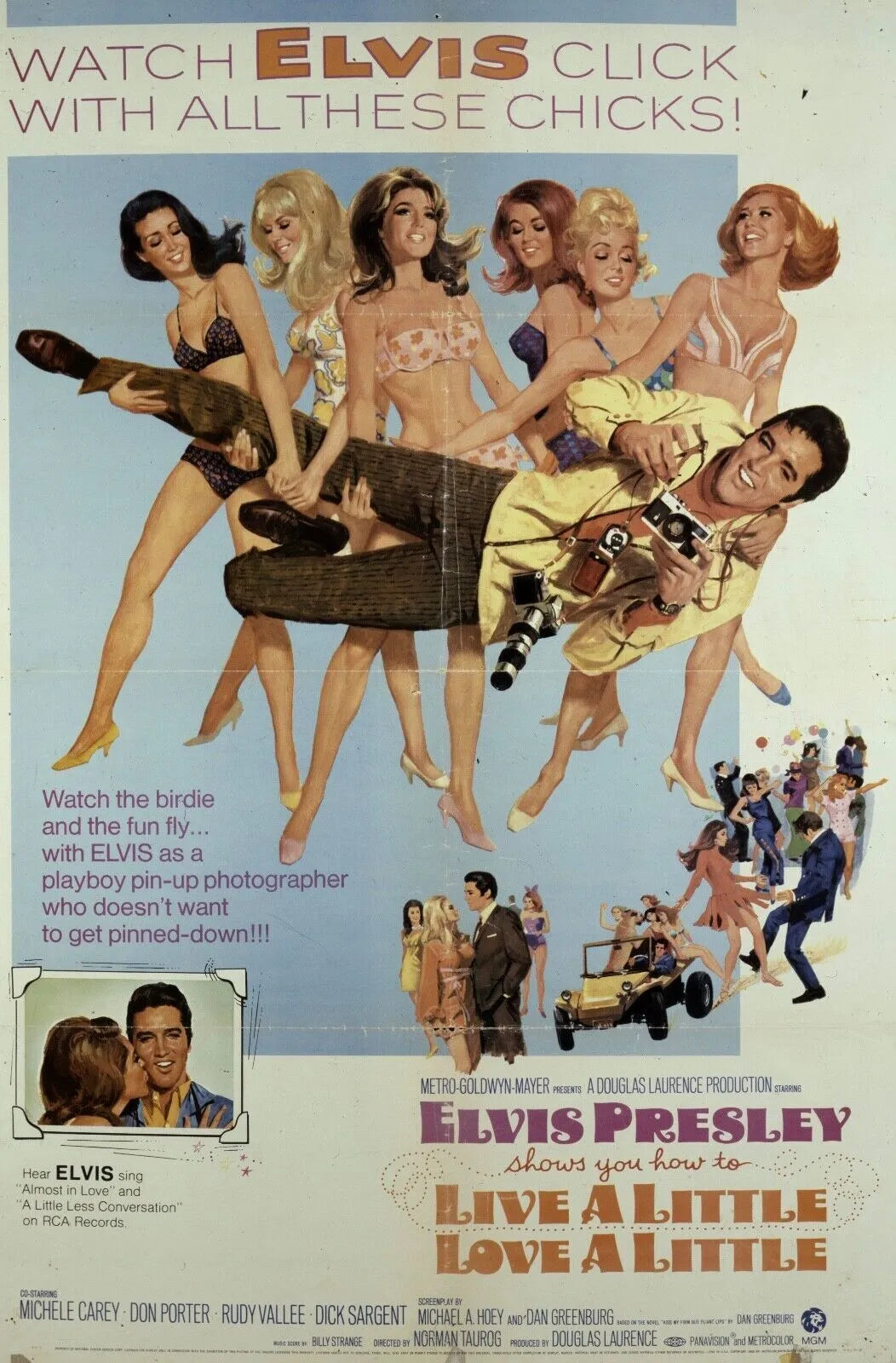 ELVIS PRESLEY, MUSIQUE, repro affiche cinéma VINTAGE HQ,