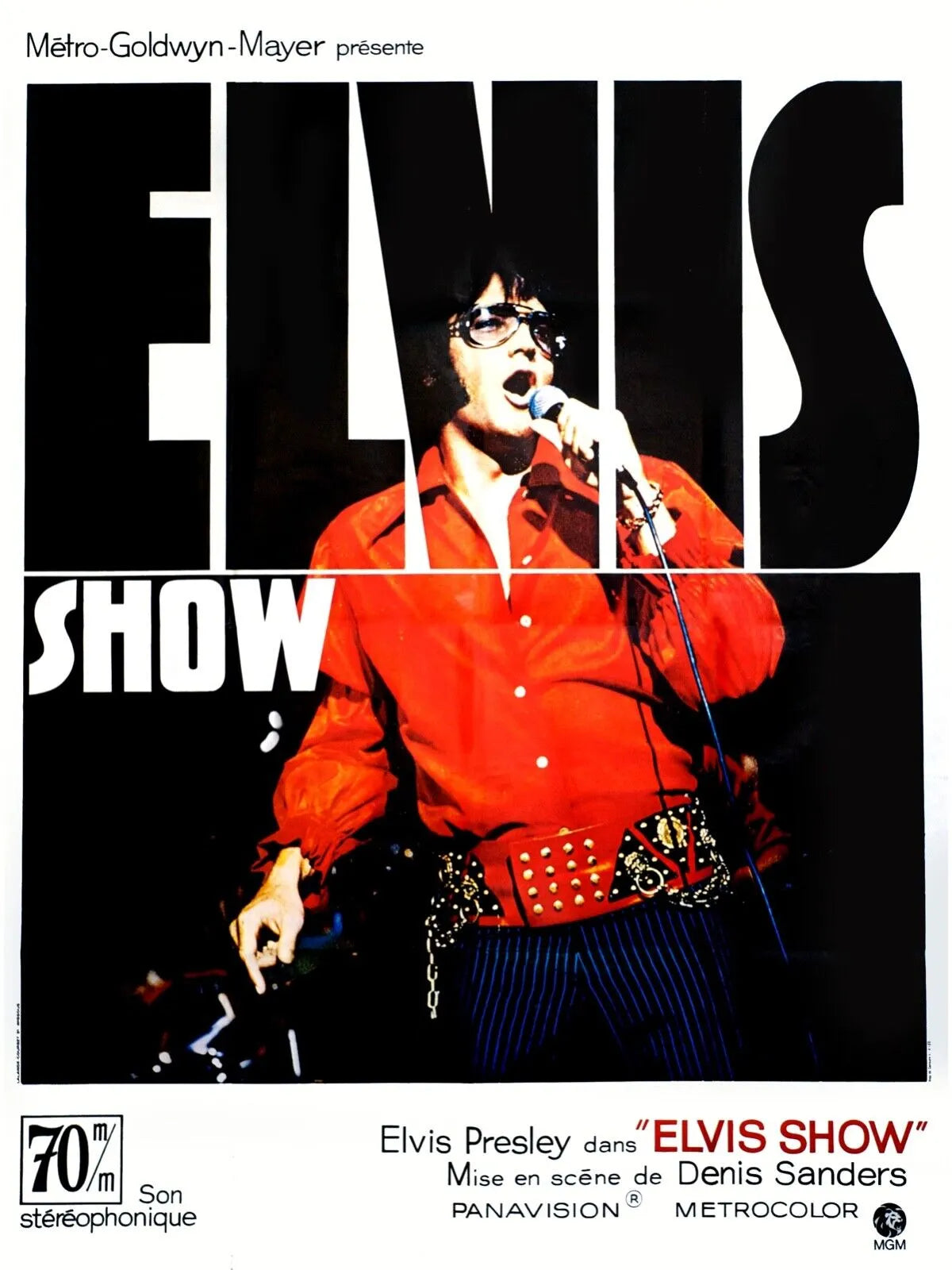ELVIS SHOW, repro affiche cinéma HQ (ELVIS PRESLEY)