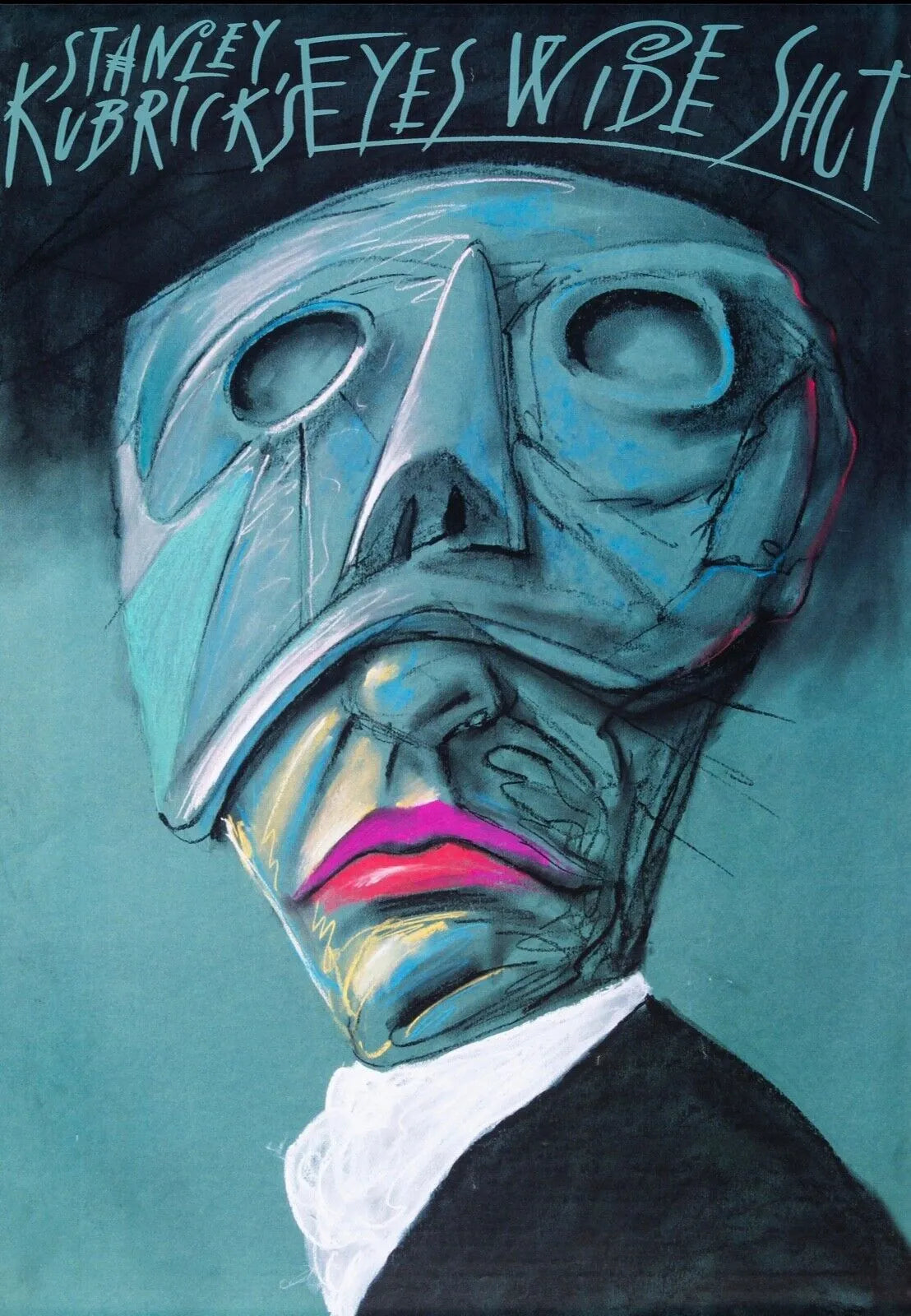 EYES WIDE SHUT, TOM CRUISE, 1999, REPRO MOVIE POSTER, VINTAGE, HQ