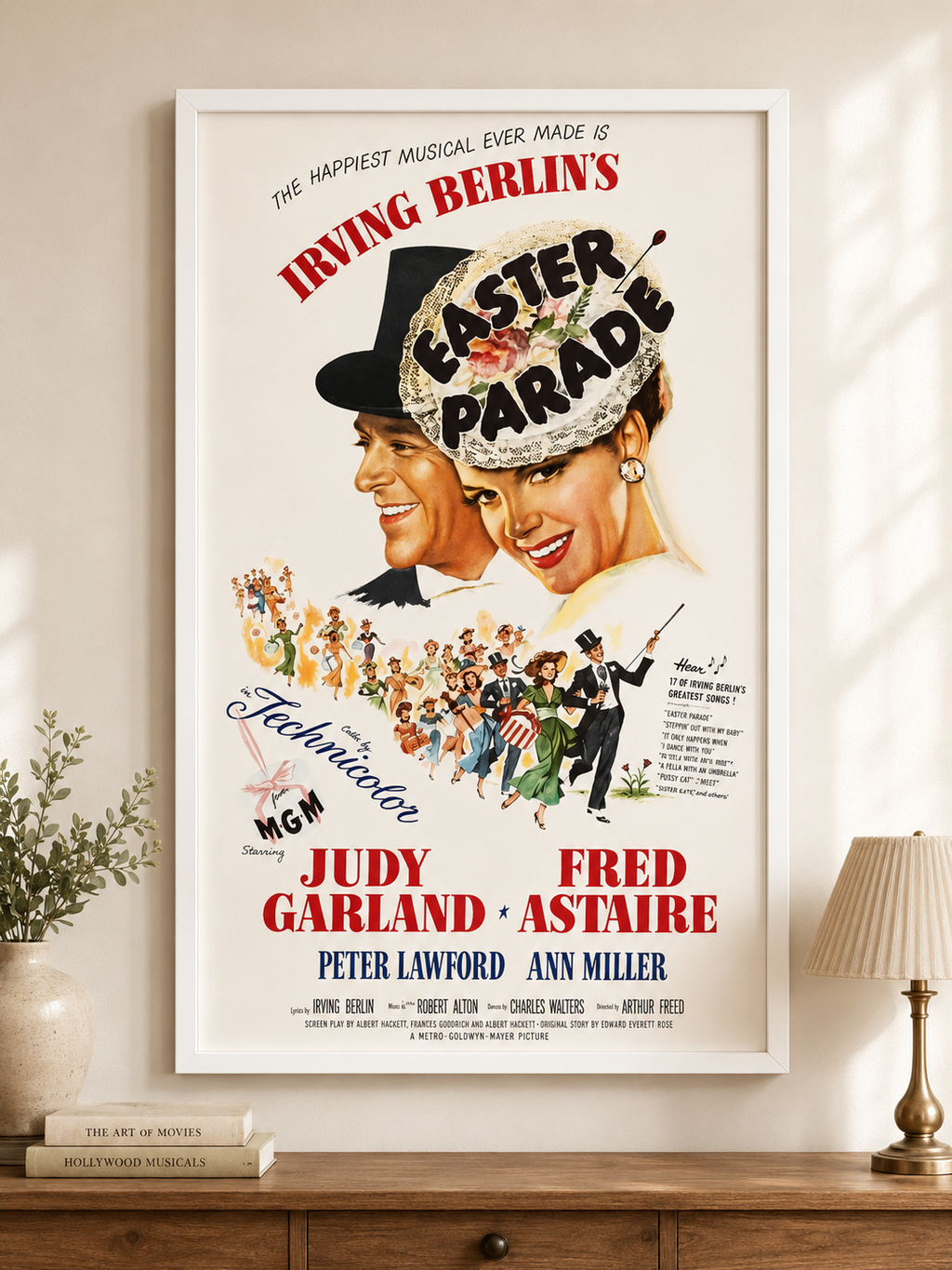 DESFILE DE PRIMAVERA, JUDY GARLAND, 1948, Reproducción de póster de cine vintage, HQ