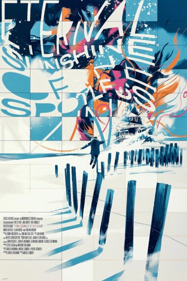 ETERNAL SUNSHINE OF THE SPOTLESS MIND – 2004 MOVIE POSTER – CULT CINEMA POSTER – HQ REPRODUCTION