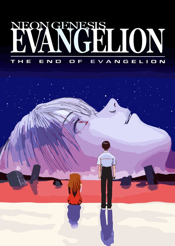 Affiche The End of Evangelion (1997). Anime culte de science-fiction japonais. Reproduction haute qualité pour fans de manga – Poster Hub.
