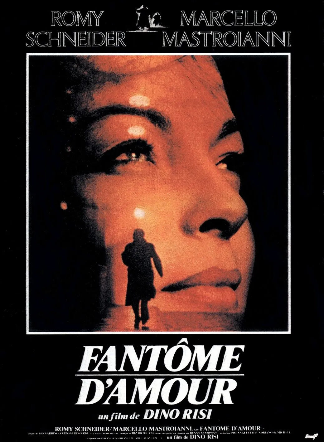 FANTÔME D’AMOUR, ROMY SCHNEIDER, 1981, REPRO MOVIE POSTER, VINTAGE, HQ