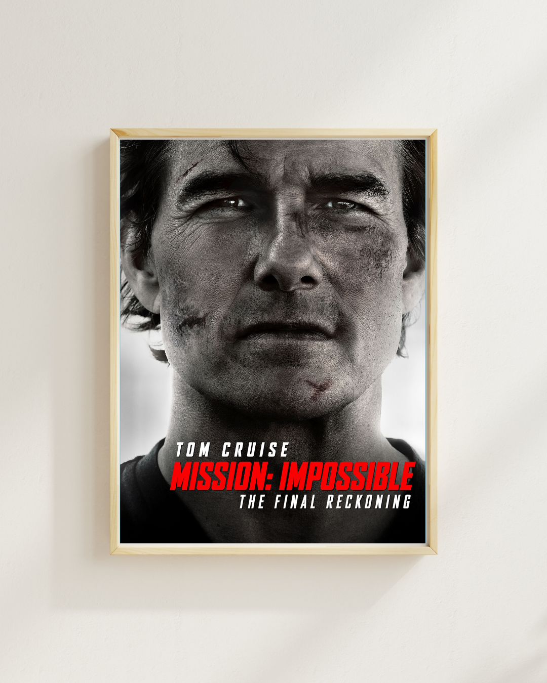 MISIÓN IMPOSIBLE – AJUSTE DE CUENTAS FINAL (2025) | TOM CRUISE | PÓSTER CINE ACCIÓN ESPIONAJE | SAGA DE CULTO | POSTER HUB STUDIO RETRO | HQ
