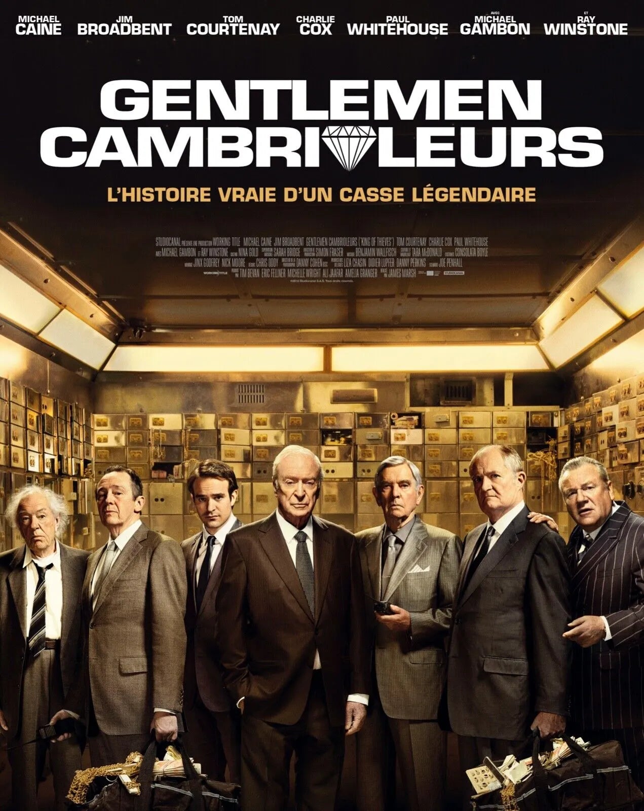 GENTLEMAN CAMBRIOLEURS, MICHAEL CAINE, 2020, REPRO MOVIE POSTER, VINTAGE, HQ.