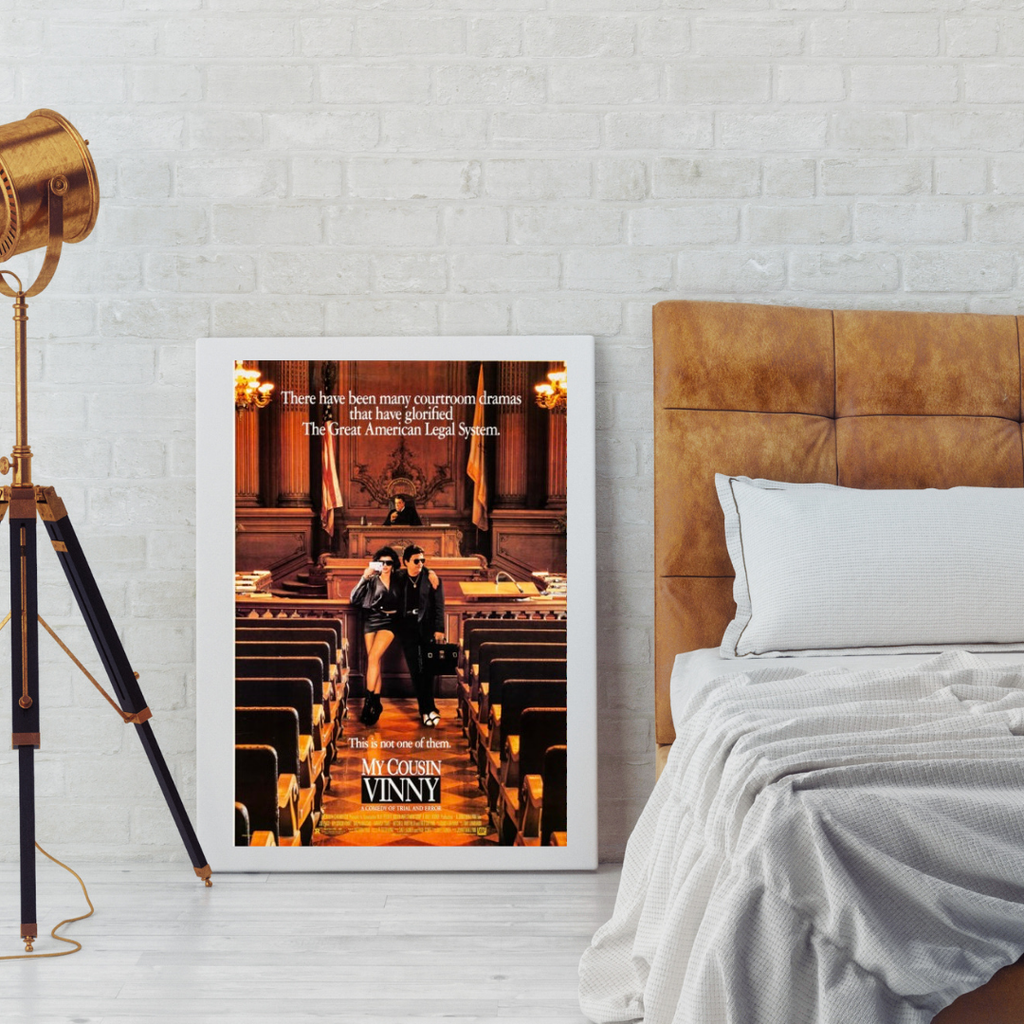 MY COUSIN VINNY – JOE PESCI (1992) – CULT MOVIE POSTER – LEGAL COMEDY – REPRODUCTION – POSTER HUB STUDIO – HQ