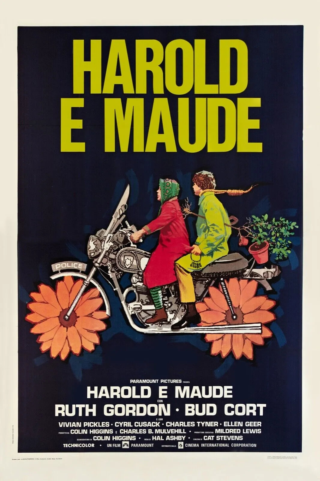 HAROLD ET MAUDE, RUTH GORDON - REPRO AFFICHE HQ