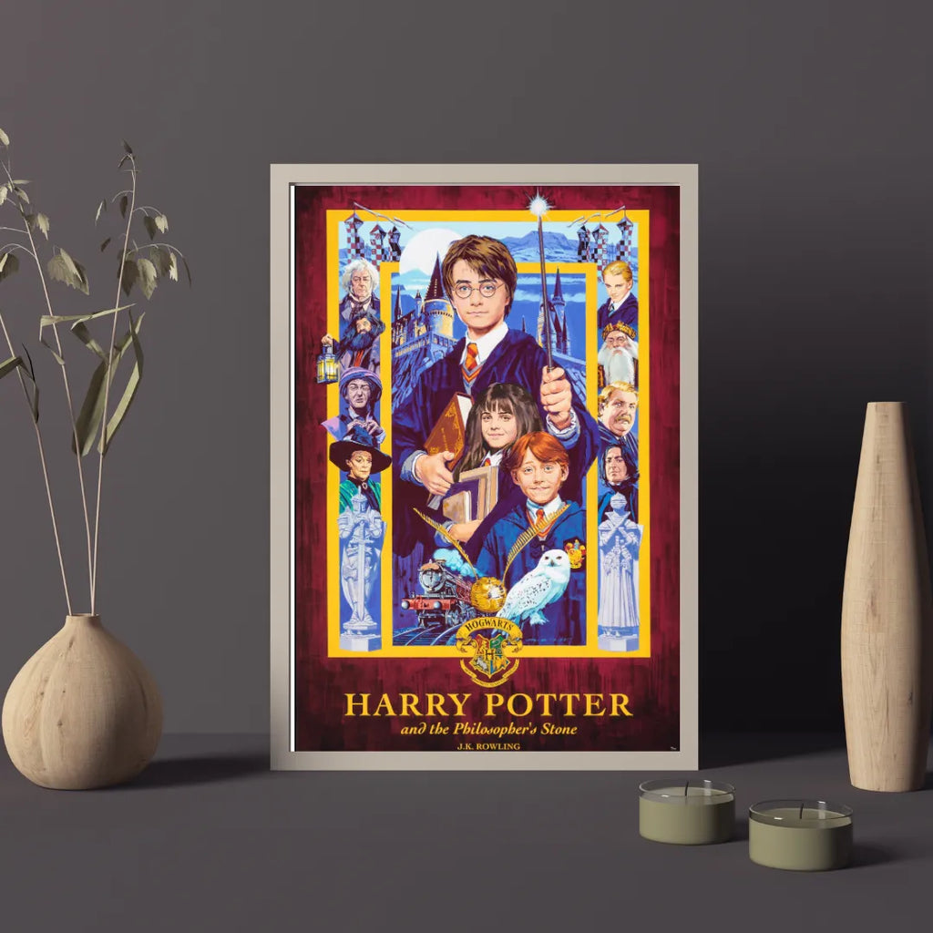 HARRY POTTER, DANIEL RADCLIFFE, 2001, AFFICHE VINTAGE MOVIE POSTER HQ