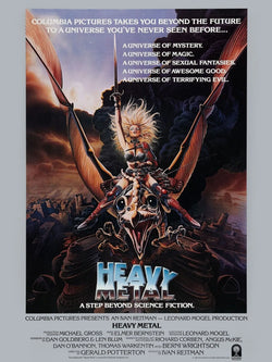 HEAVY METAL, DAN GOLDBERG, 1981, REPRO AFFICHE CINÉMA VINTAGE, HQ
