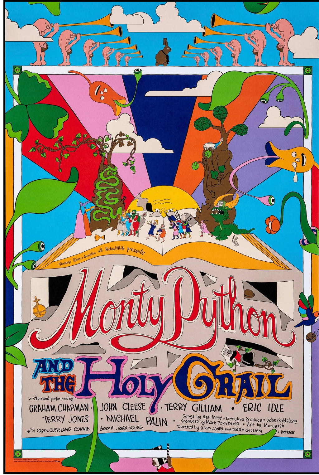 HOLY GRAIL AFFICHE VINTAGE MOVIE POSTER HQ