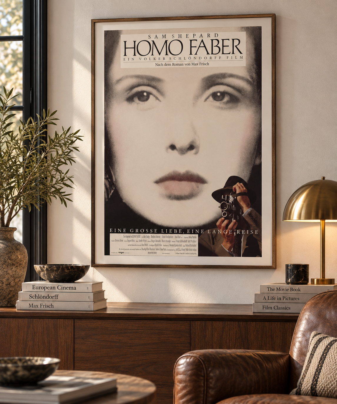 HOMO FABER — FILM DE VOLKER SCHLÖNDORFF (1991) — SAM SHEPARD — AFFICHE CINÉMA DRAME ROMANTIQUE — REPRODUCTION — POSTER HUB STUDIO — HQ