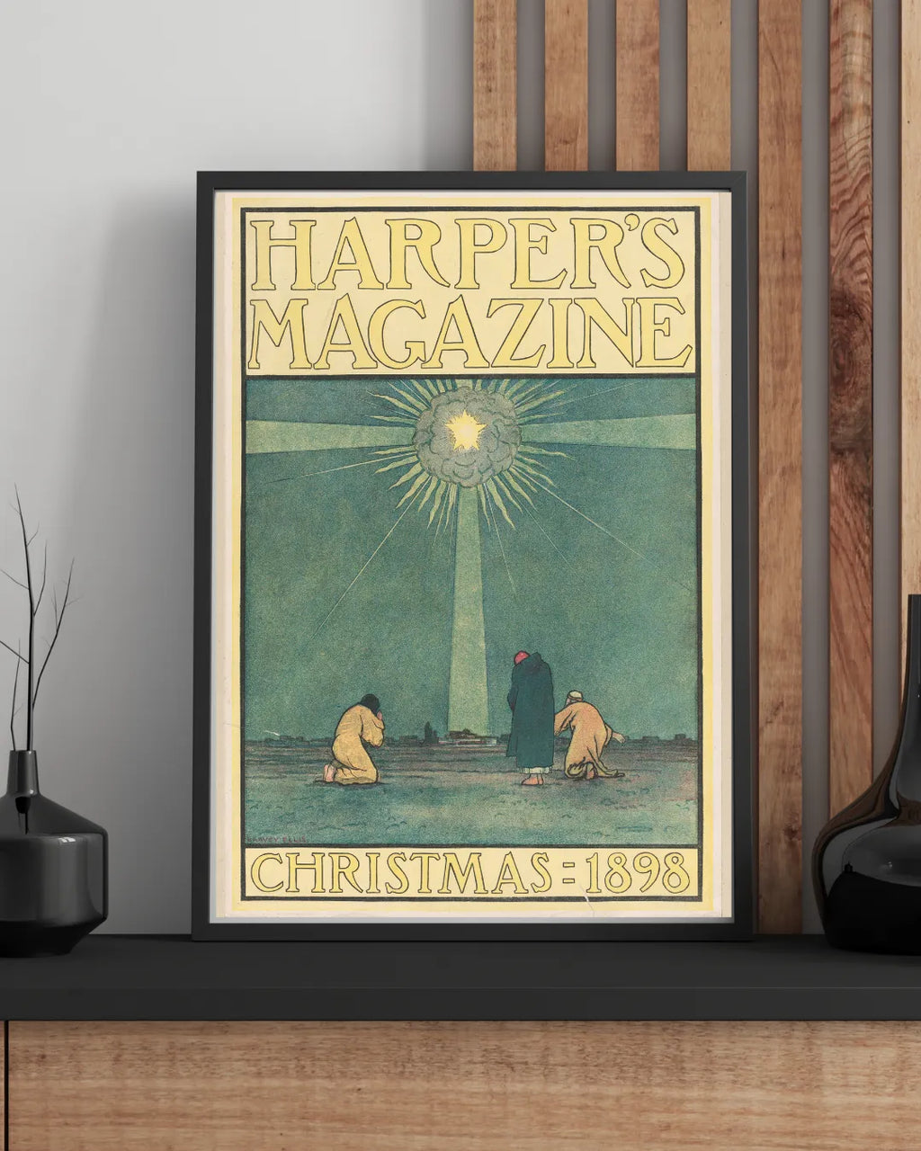 Harpers Magazine Cover Art Hq – Affiche Vintage Cinéma Rétro | Poster HUB STUDIO