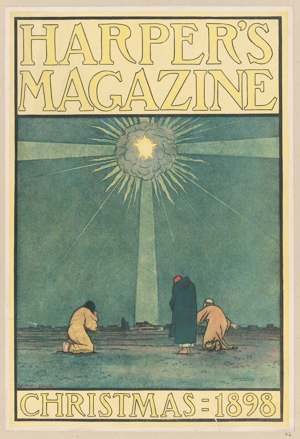Harpers Magazine Cover Art Hq – Affiche Vintage Cinéma Rétro | Poster HUB STUDIO