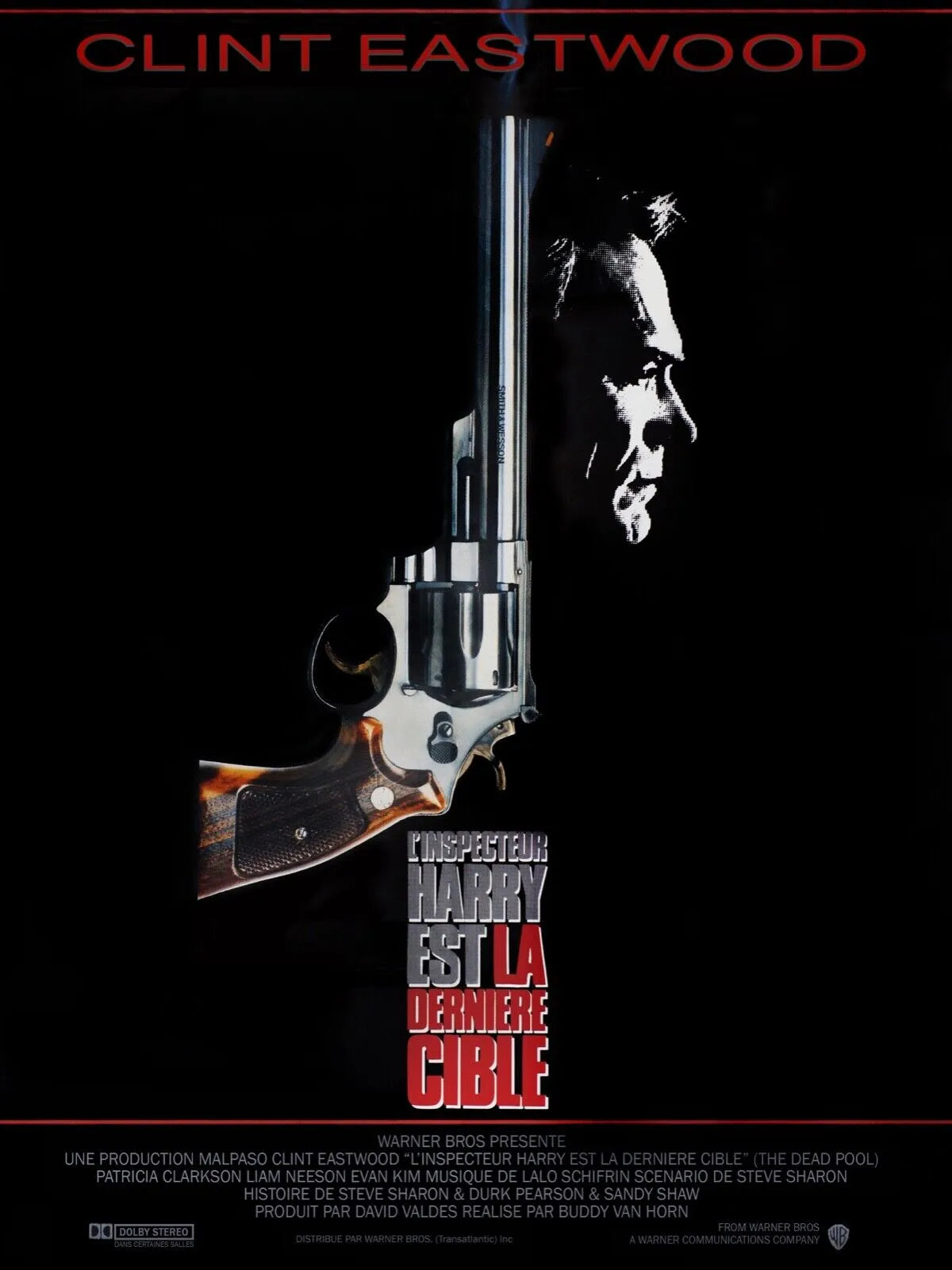 INSPECTEUR HARRY, CLINT EASTWOOD, 1971 – REPRO AFFICHE CINÉMA VINTAGE HQ