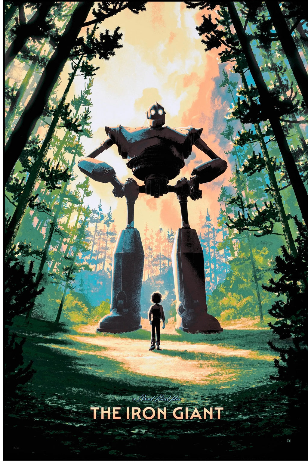IRON GIANT, Brad Bird, 1999, AFFICHE VINTAGE MOVIE POSTER HQ