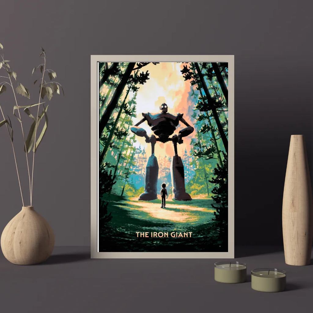 IRON GIANT, Brad Bird, 1999, AFFICHE VINTAGE MOVIE POSTER HQ