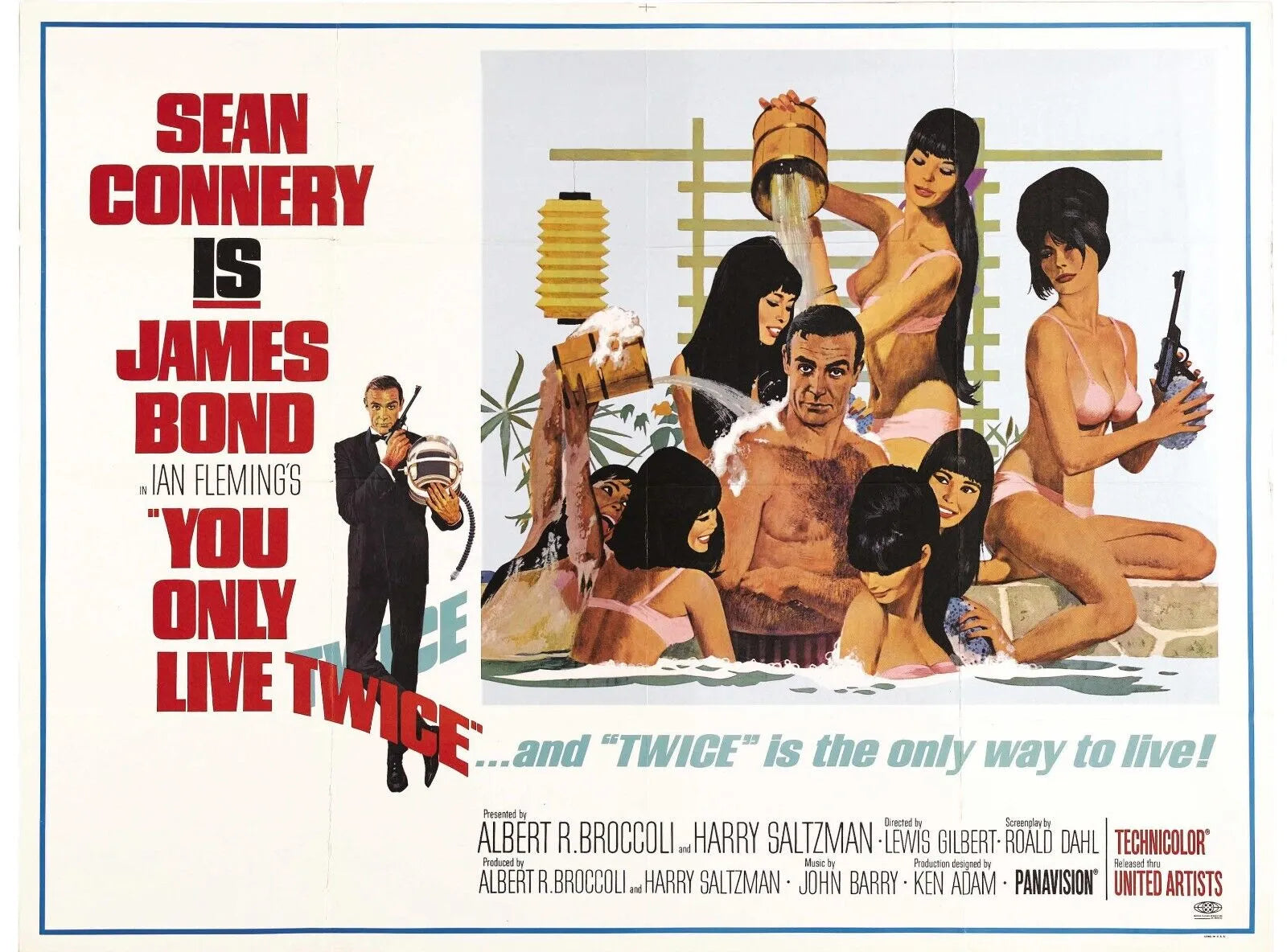 JAMES BOND, SEAN CONNERY, 1962, REPRO MOVIE POSTER, VINTAGE, HQ