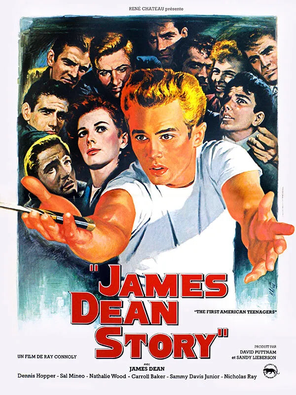 JAMES DEAN STORY, 1957, REPRO MOVIE POSTER HQ