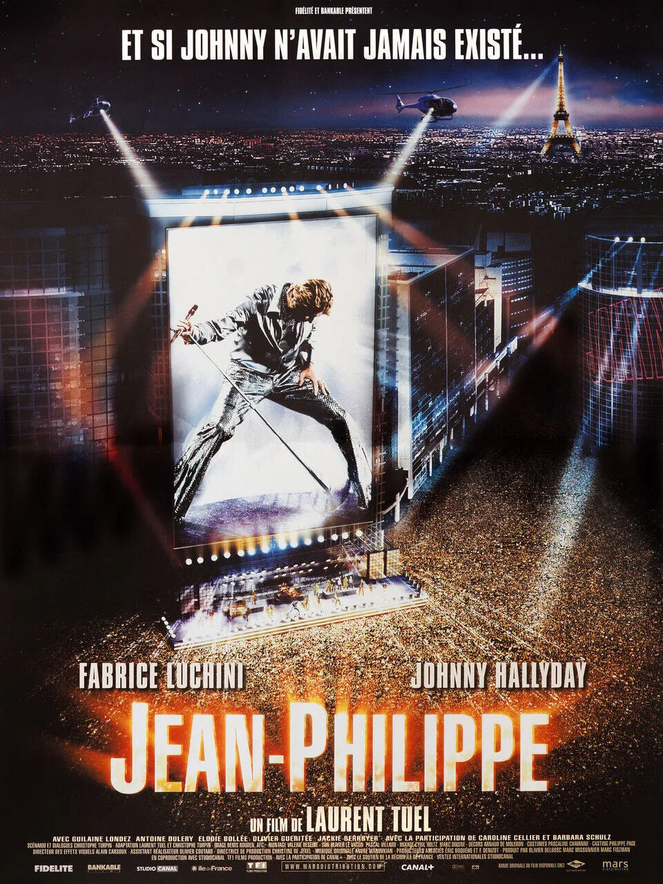 JEAN-PHILIPPE, JOHNNY HALLYDAY, 2006, AFFICHE CINEMA VINTAGE HQ
