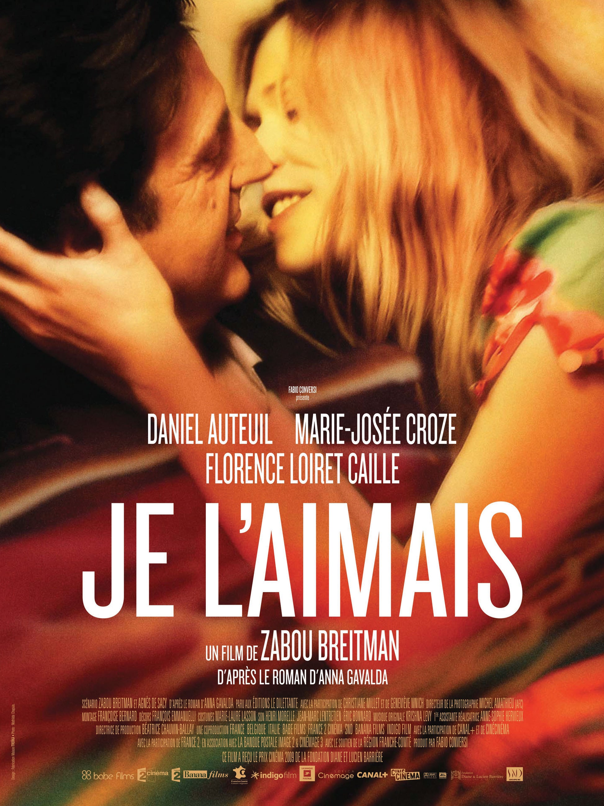 I LOVED HER (2009) | ROMANTIC DRAMA | DANIEL AUTEUIL | MARIE-JOSÉE CROZE | ZABOU BREITMAN | MOVIE POSTER | POSTER HUB RETRO STUDIO | HQ