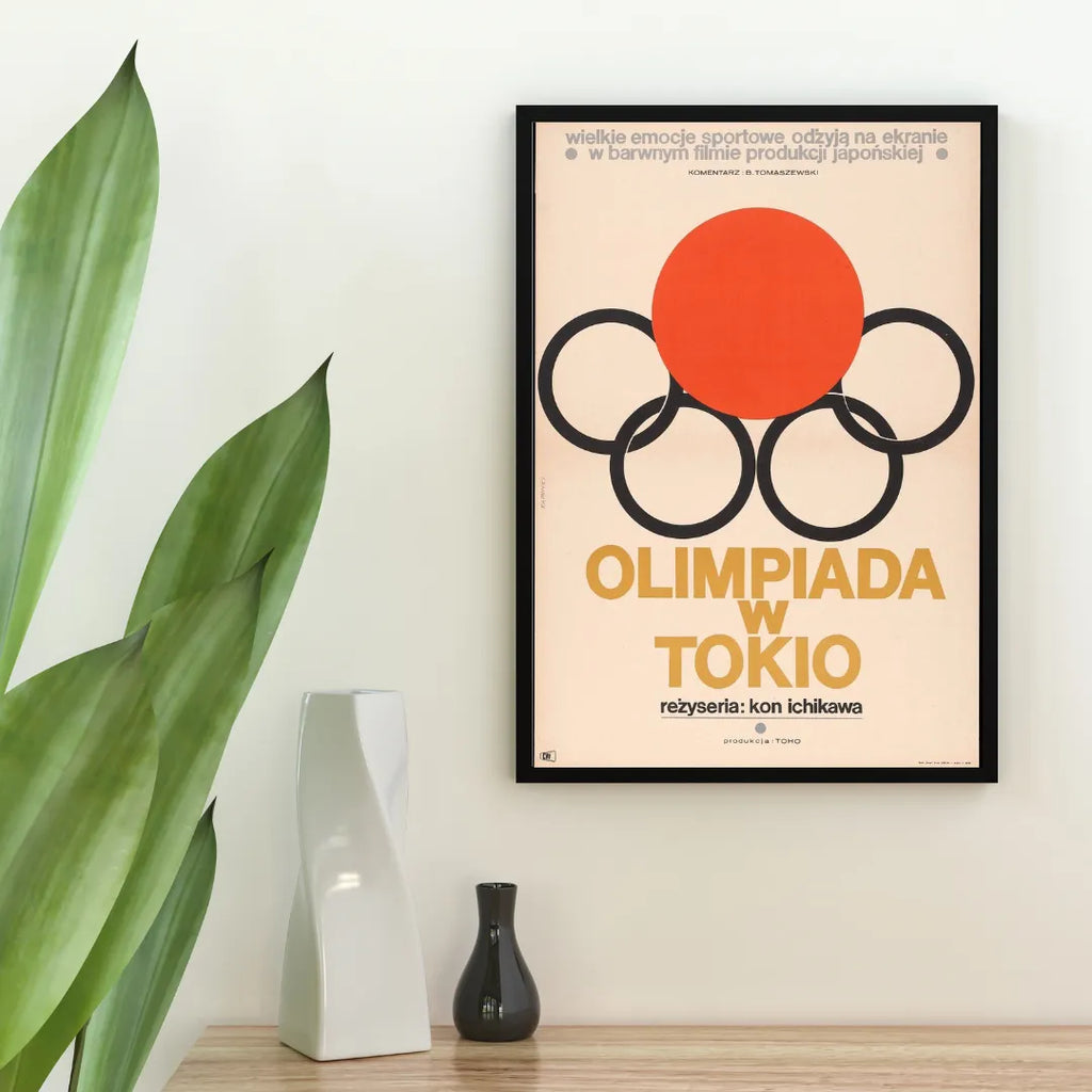 JEUX OLYMPIQUES DE TOKIO (OLYMPIC GAMES) REPRO AFFICHE SUR TOILE HQ