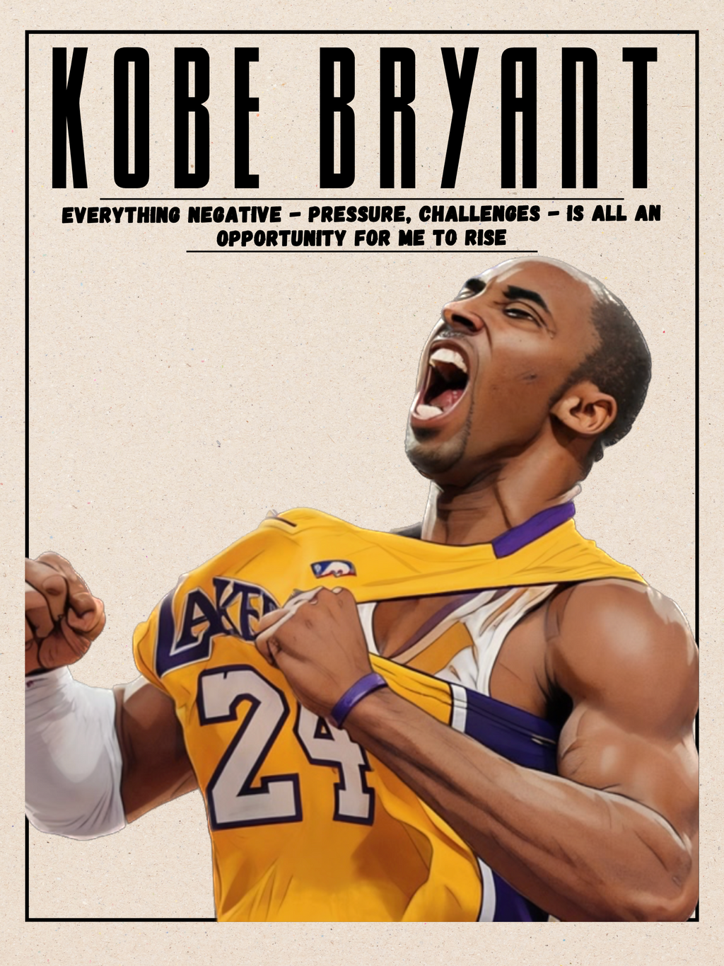 KOBE BRYANT NBA, SPORT POSTER HQ