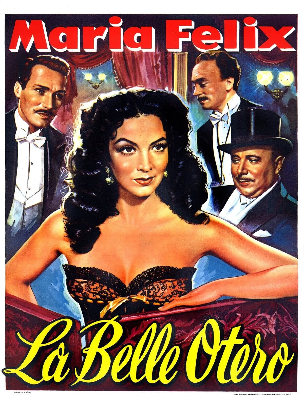 LA BELLE OTERO, MARIA FÉLIX MOVIE POSTER HQ