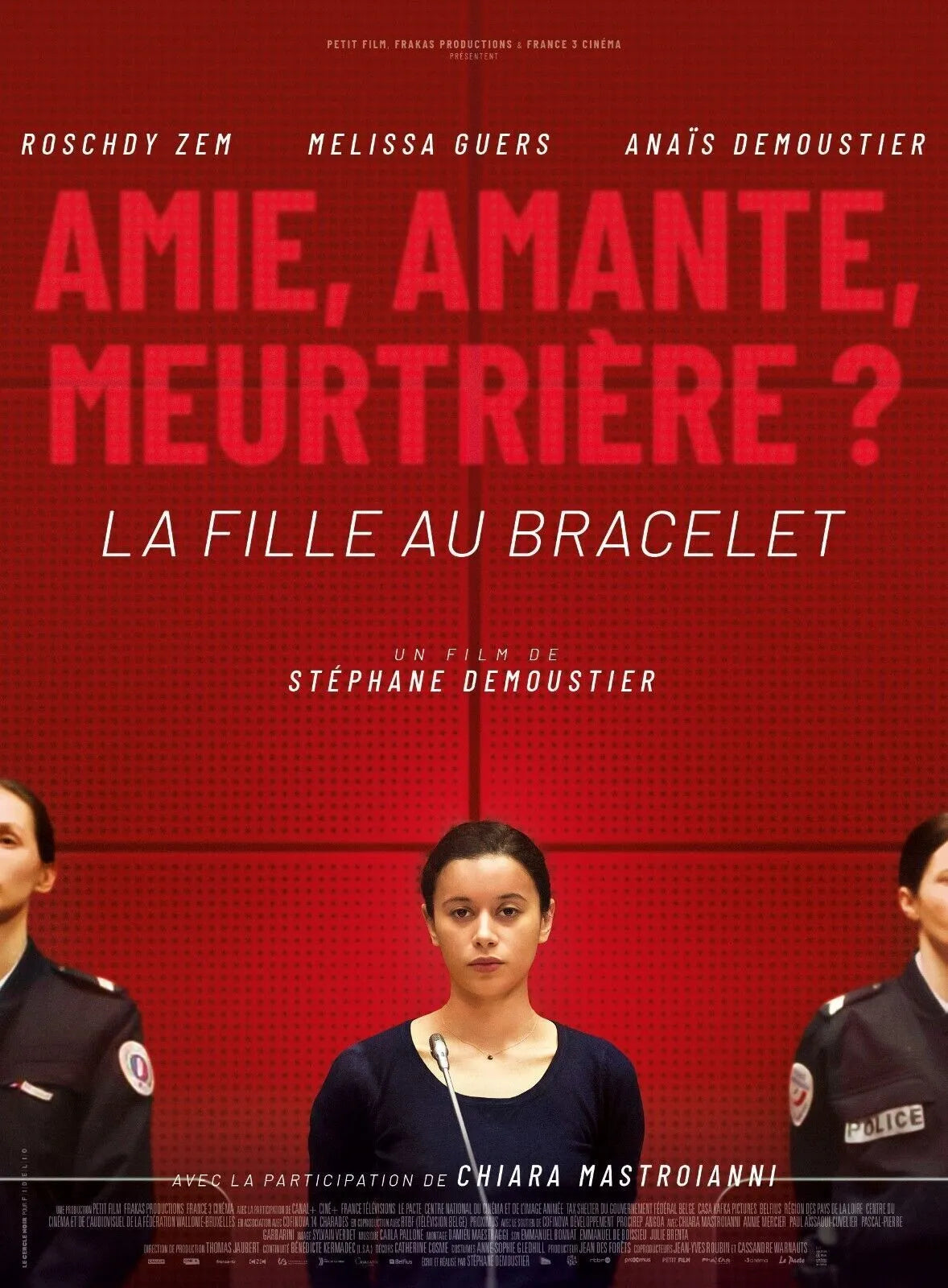 LA FILLE AU BRACELET, MELISSA GUERS, 2019, repro affiche cinema, VINTAGE, HQ