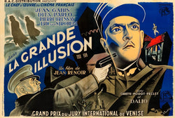 LA GRANDE ILLUSION, JEAN GABIN, 1937, REPRO AFFICHE CINEMA VINTAGE, HQ