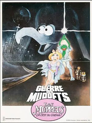 LA GUERRE DES MUPPETS, JAMES FRAWLEY, 1979, REPRO AFFICHE CINEMA VINTAGE HQ