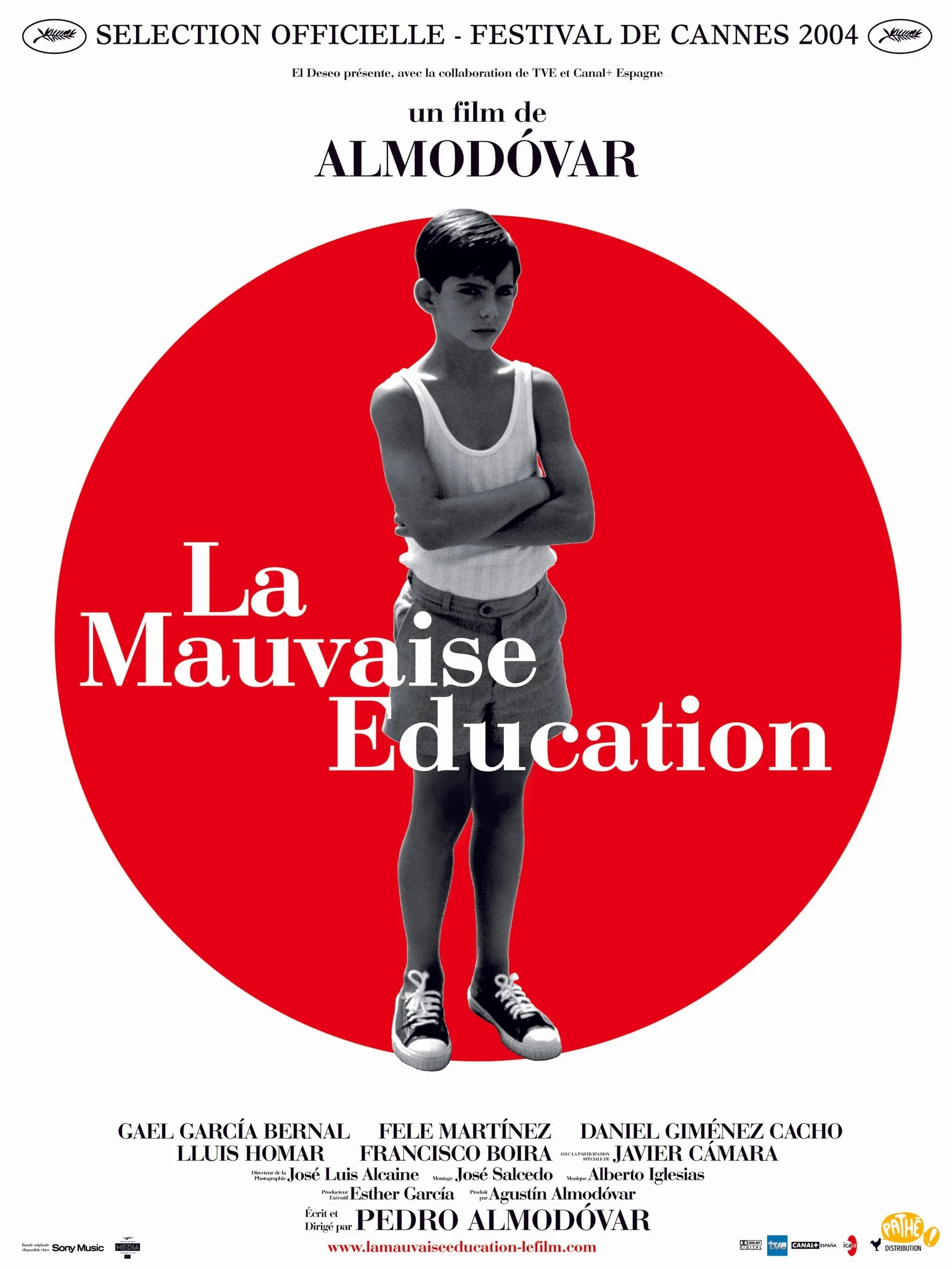 LA MAUVAISE ÉDUCATION, GAEL GARCÍA BERNAL, 2004, REPRO MOVIE POSTER, VINTAGE, HQ