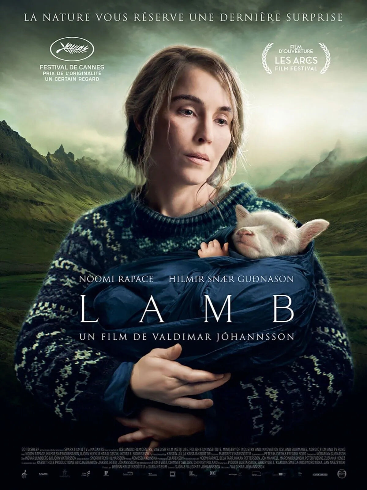 LAMB, NOOMI RAPACE, 2021, REPRO AFFICHE CINÉMA VINTAGE, HQ