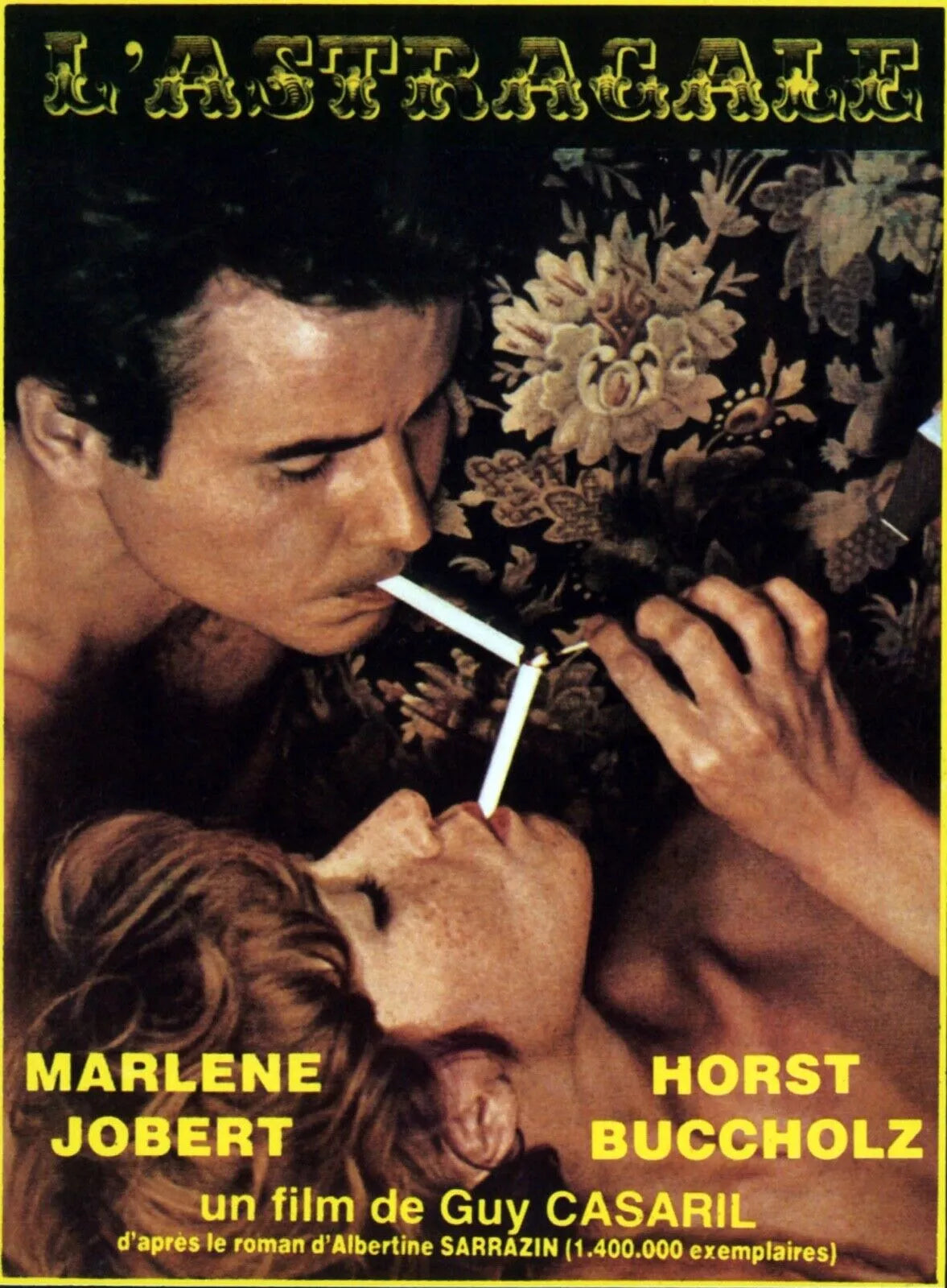 L’ASTRAGALE, MARLENE JOBERT, 1968, REPRO MOVIE POSTER, VINTAGE, HQ