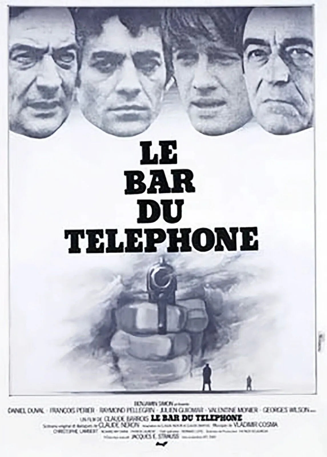 LE BAR DU TÉLÉPHONE, CHRISTOPHE LAMBERT, 1980, repro affiche de cinema, VINTAGE, HQ
