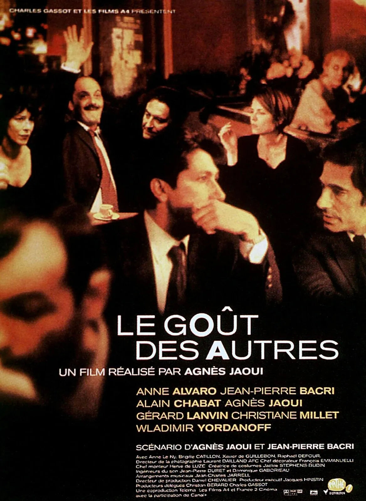 LE GOÛT DES AUTRES, JEAN-PIERRE BACRI, 2000, repro affiche de cinéma, VINTAGE, HQ