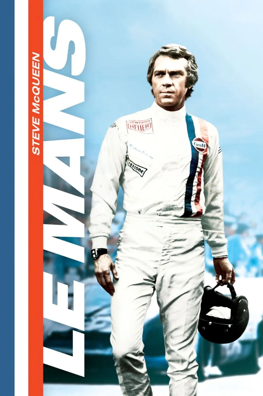 LE MANS, STEVE MCQUEEN, 1971, repro affiche de cinéma, VINTAGE, HQ