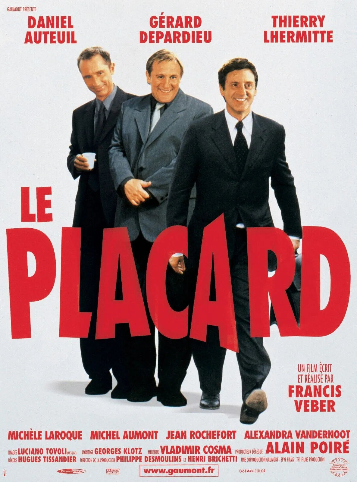 LE PLACARD, DANIEL AUTEUIL, 2001, repro affiche de cinema, VINTAGE, HQ
