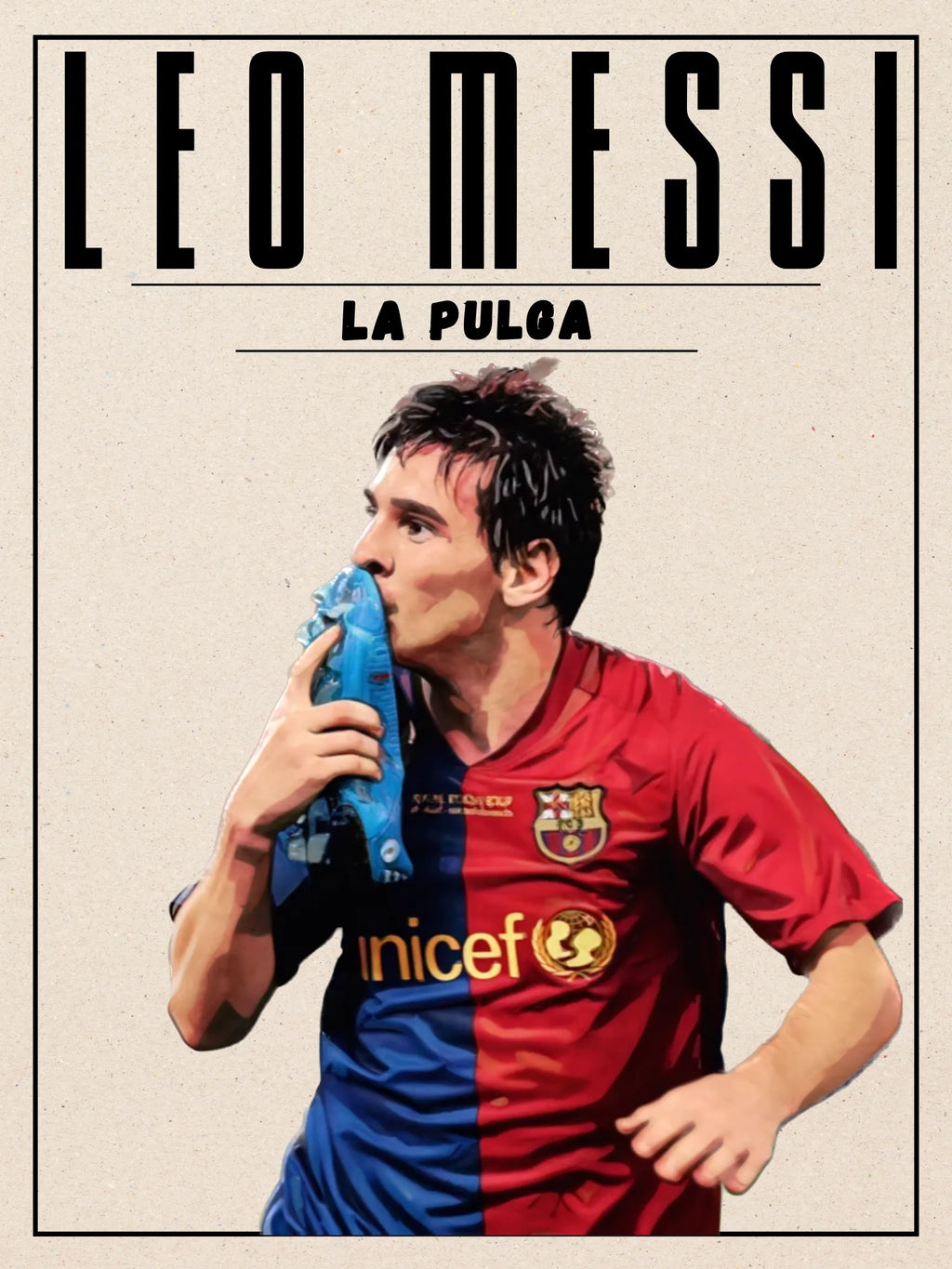 LEO MESSI FOOTBALL, SPORT POSTER HQ