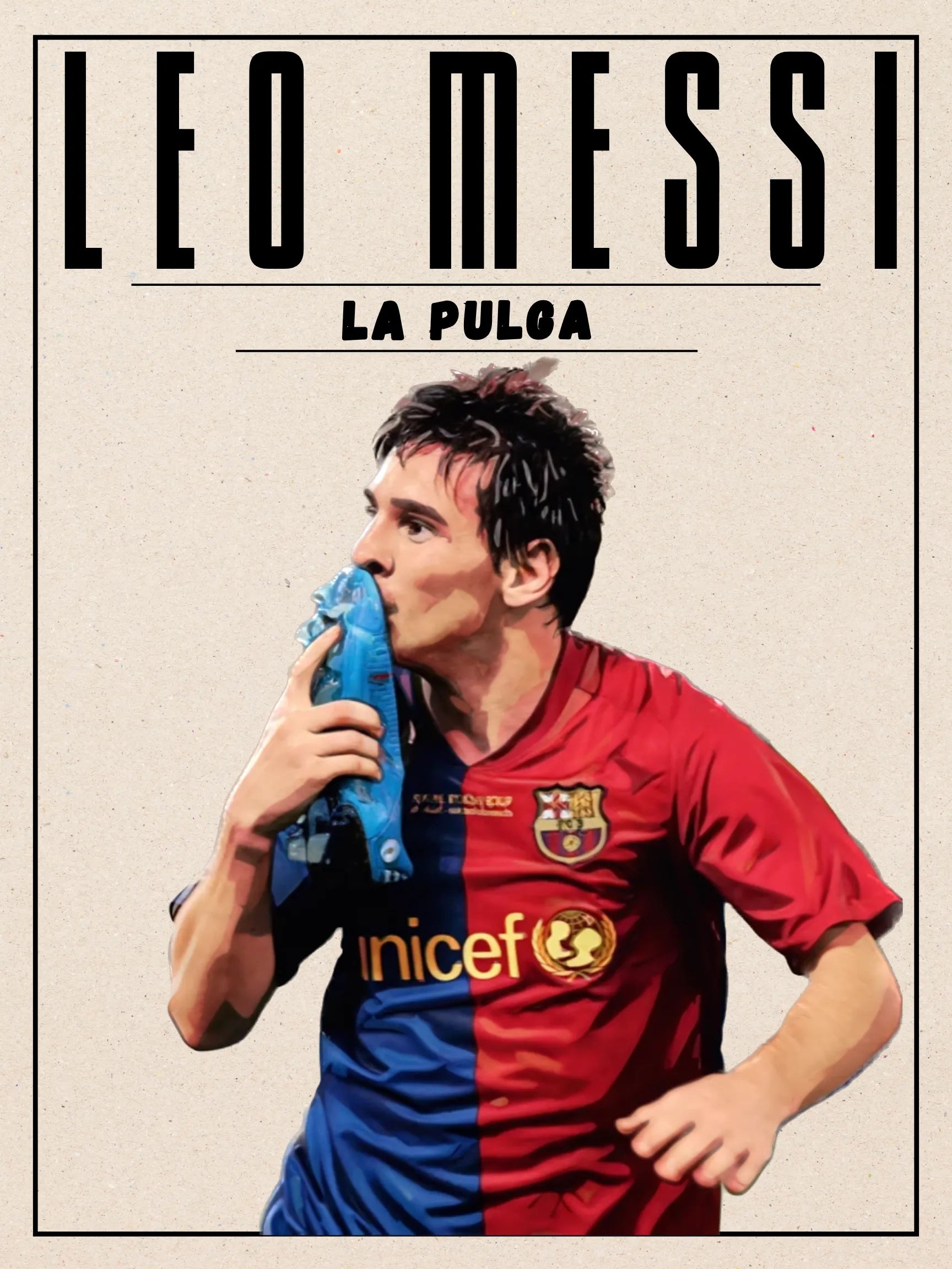 LEO MESSI FOOTBALL, SPORT POSTER HQ