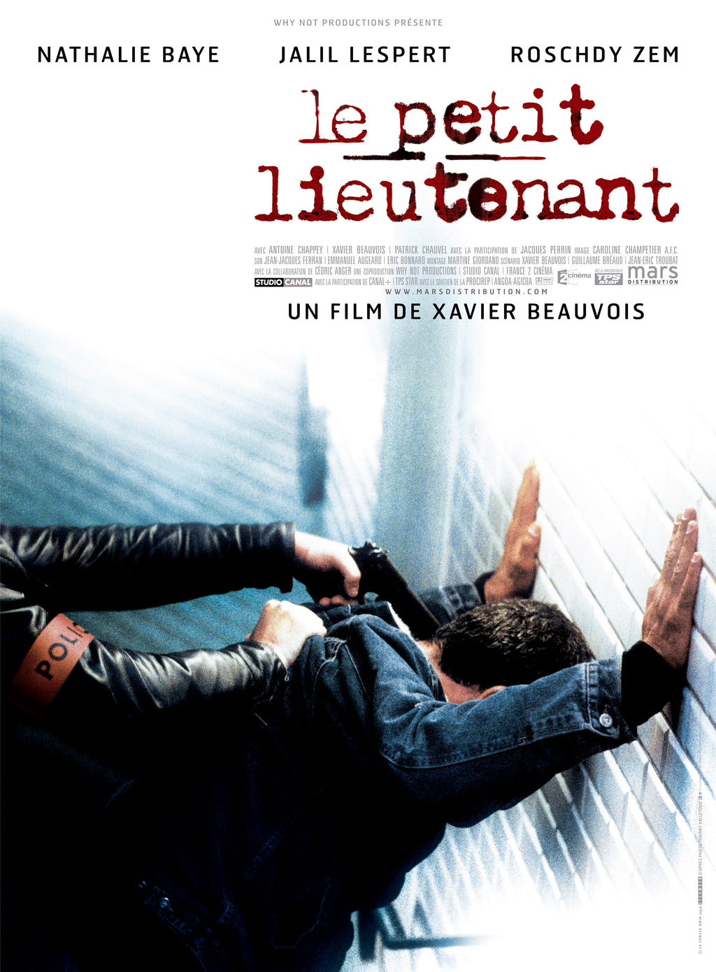 LE PETIT LIEUTENANT – FILM DE XAVIER BEAUVOIS (2005) – JALIL LESPERT – NATHALIE BAYE – ROSCHDY ZEM – REPRODUCTION – POSTER HUB STUDIO – HQ