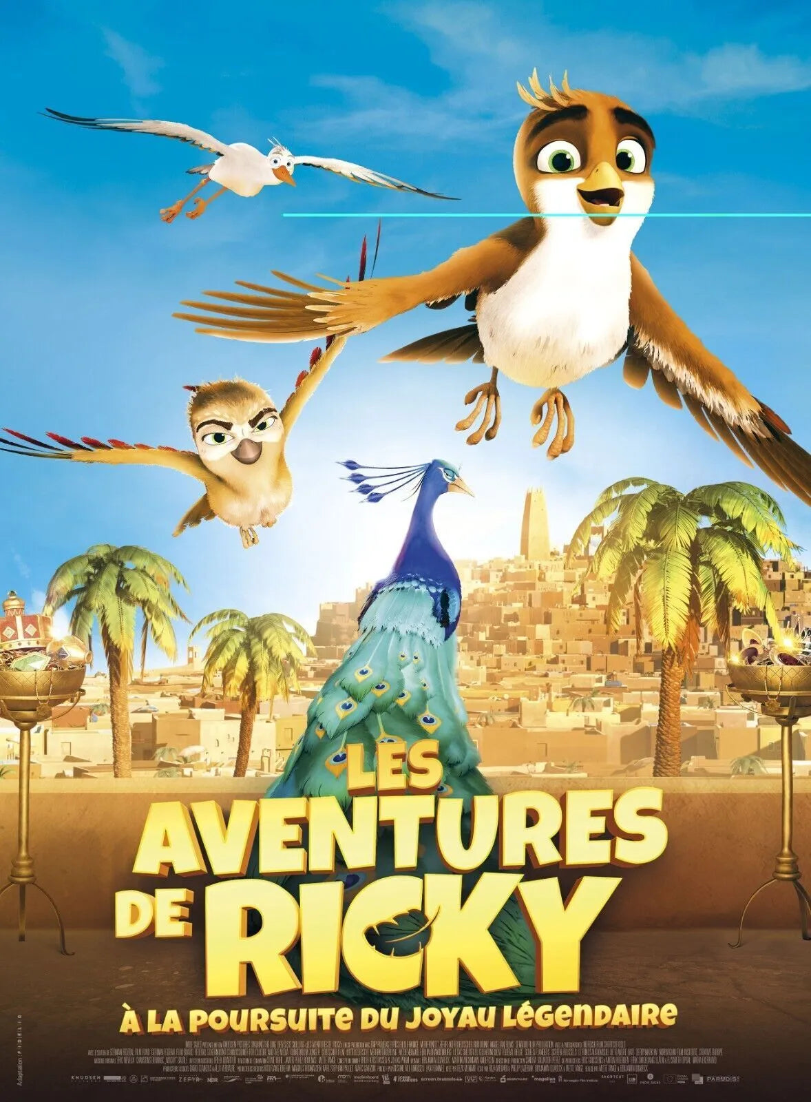 LES AVENTURES DE RICKY – TILMAN DÖRING, 2023, repro poster de cinéma, VINTAGE, HQ