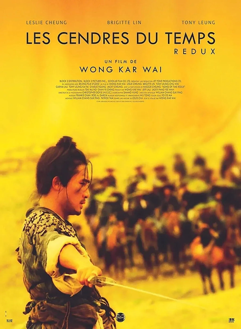 LES CENDRES DU TEMPS – LESLIE CHEUNG, 1994 – REPRO AFFICHE CINÉMA VINTAGE