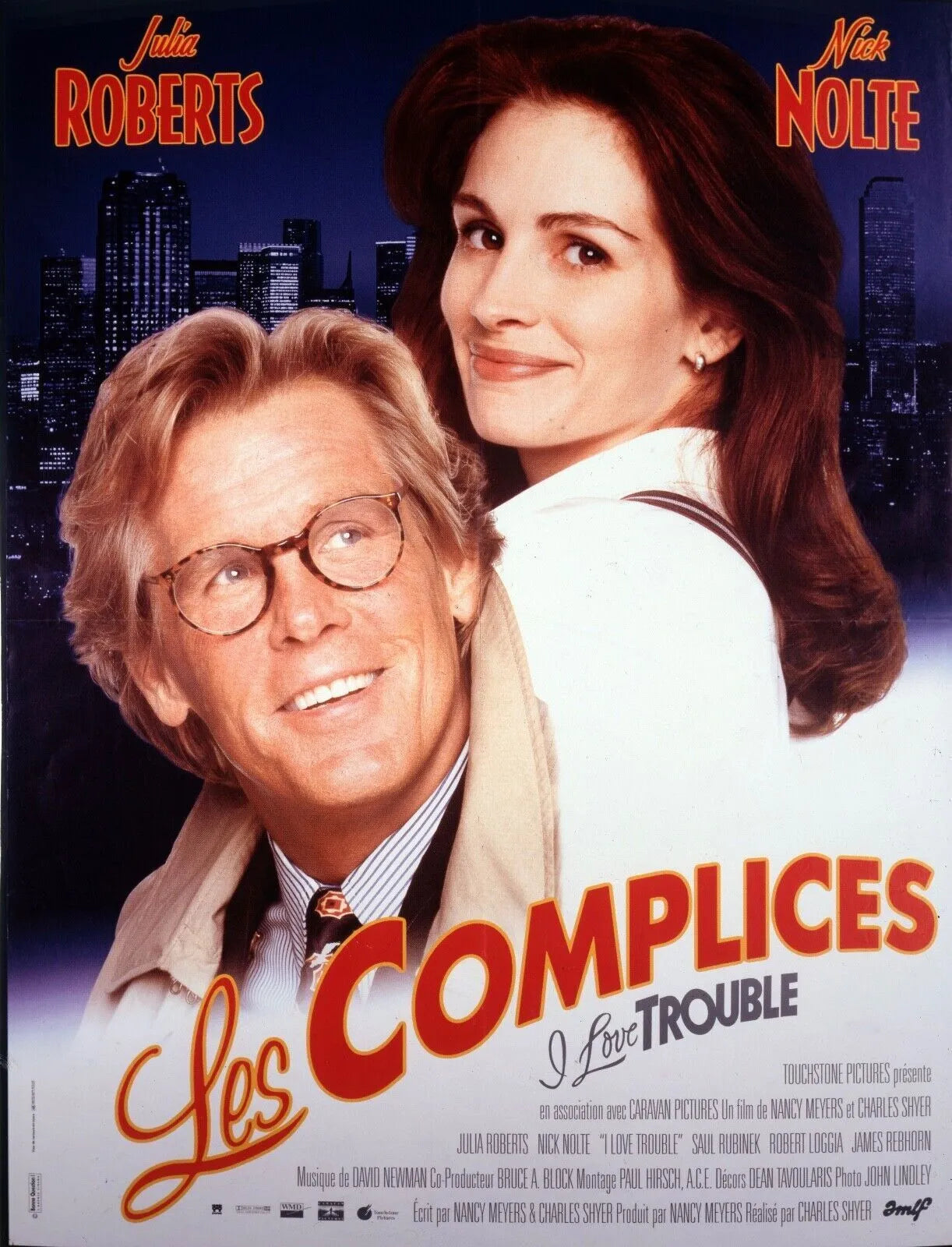 LES COMPLICES, JULIA ROBERTS, 1994, REPRO AFFICHE CINEMA VINTAGE, HQ
