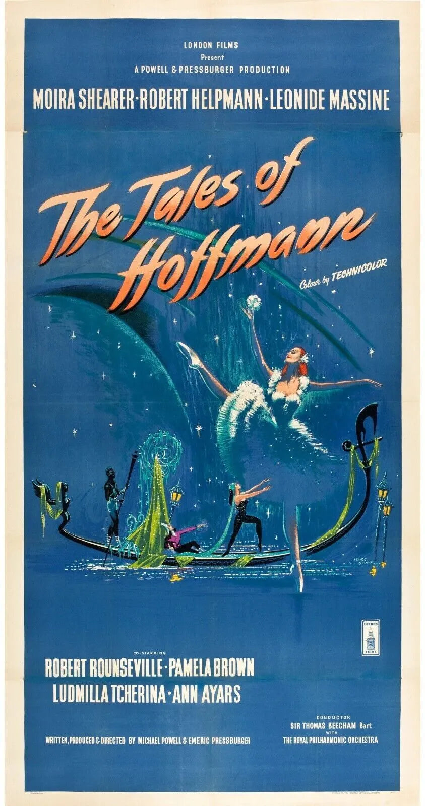 LES CONTES DE HOFFMANN, MOIRA SHEARER, 1951, Repro affiche cinéma, VINTAGE, HQ