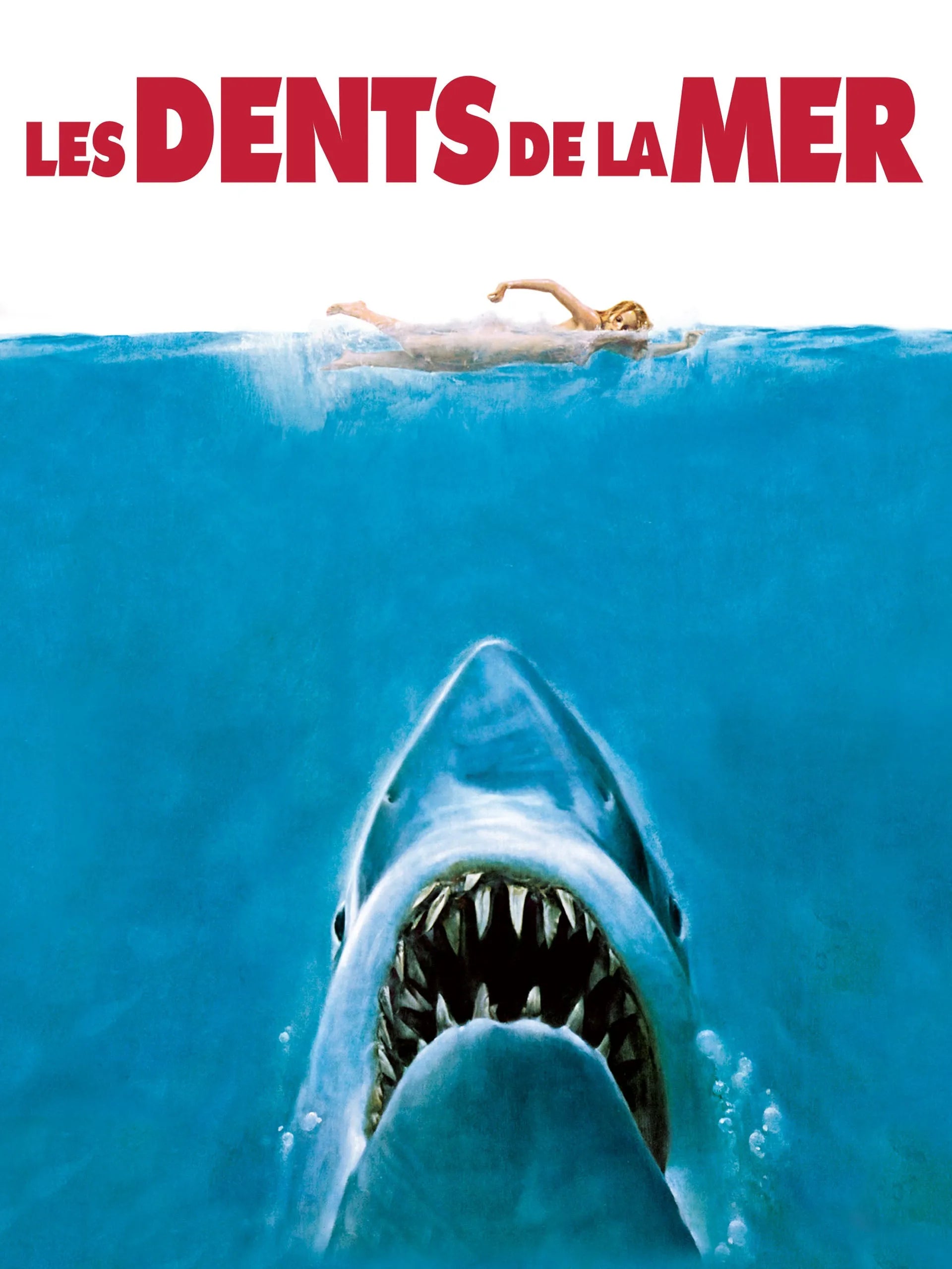 LES DENTS DE LA MER JAWS, ROY SCHEIDER, 1975, AFFICHE VINTAGE MOVIE POSTER HQ
