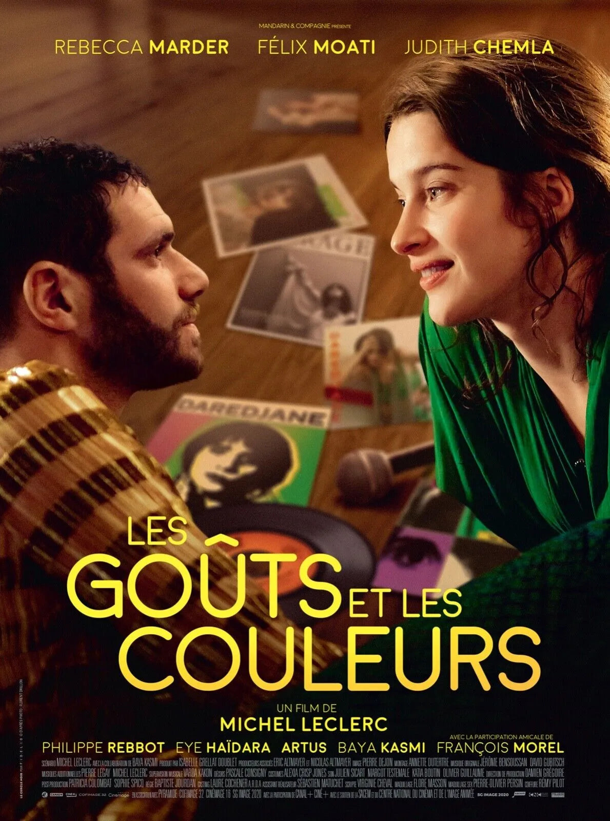 LES GOÛTS ET LES COULEURS, REBECCA MARDER, 2022, Repro Affiche cinéma, VINTAGE, HQ