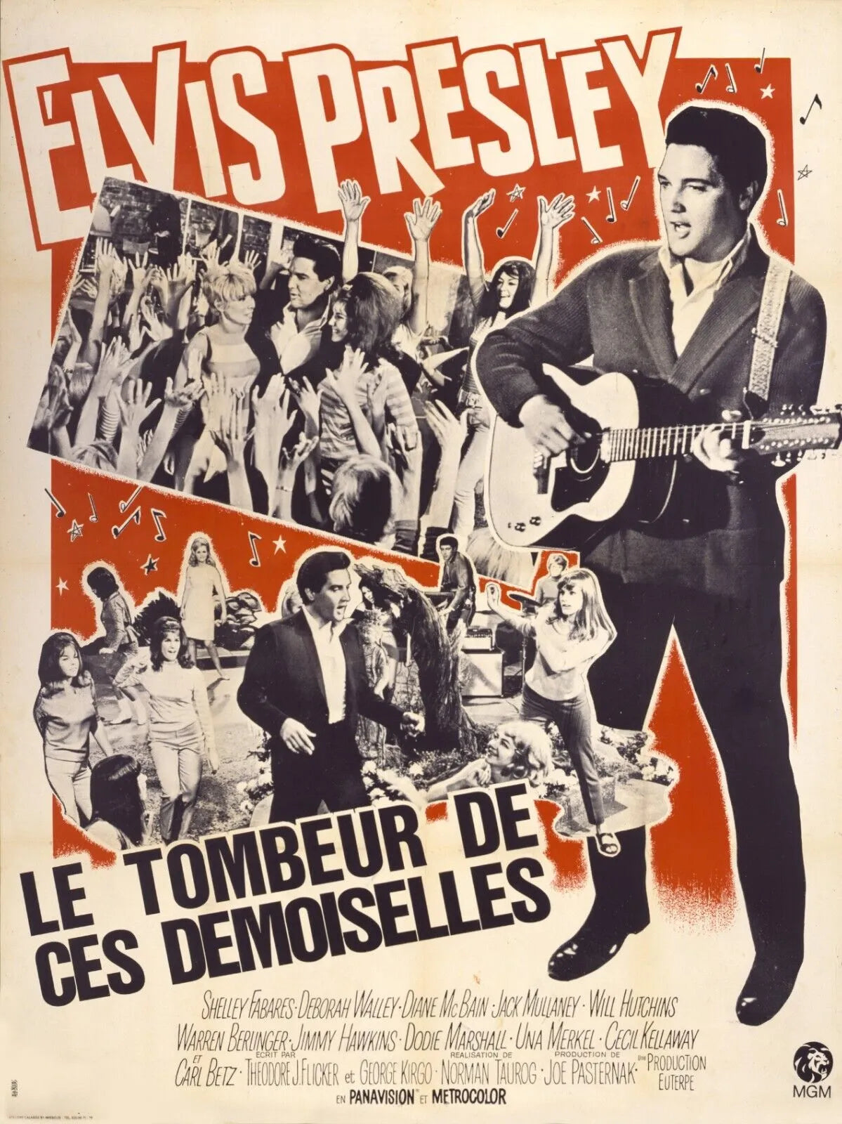 LES TOMBEURS DES DEMOISELLES, ELVIS PRESLEY, 1962, REPRO AFFICHE CINEMA, HQ