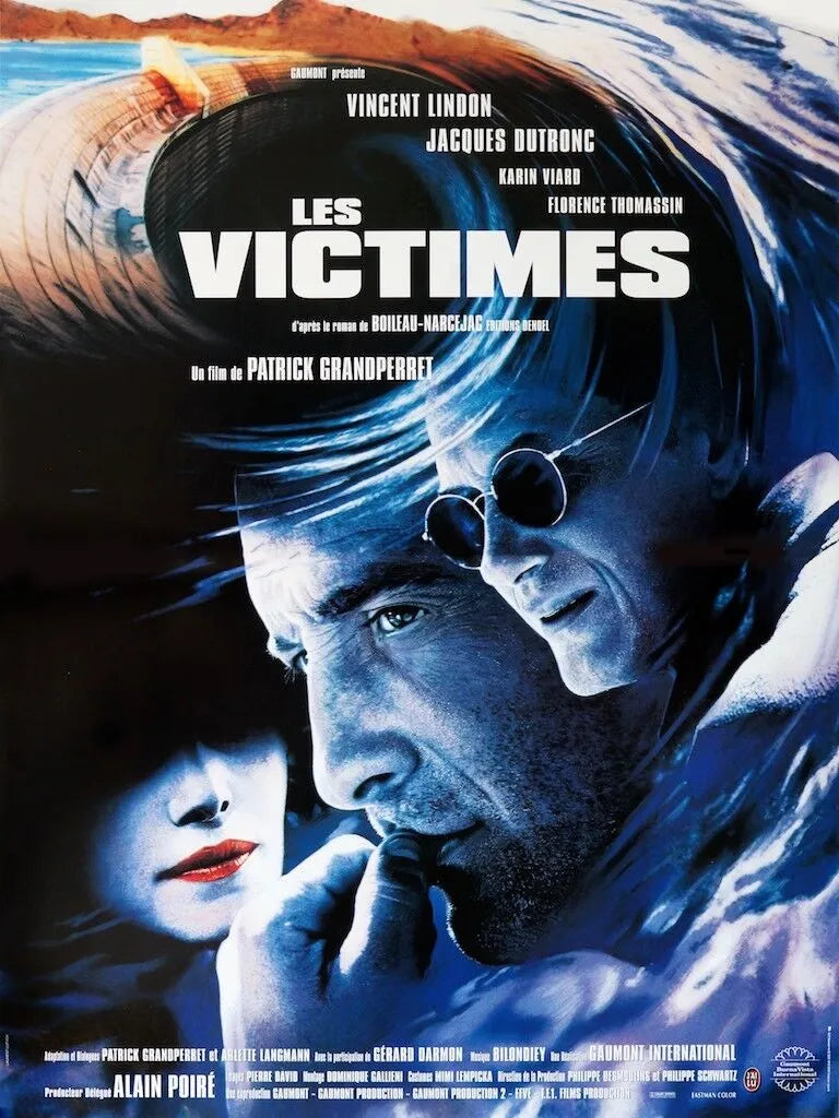 LES VICTIMES, VINCENT LINDON, JACQUES DUTRONC, 1996, Repro Affiche cinéma HQ