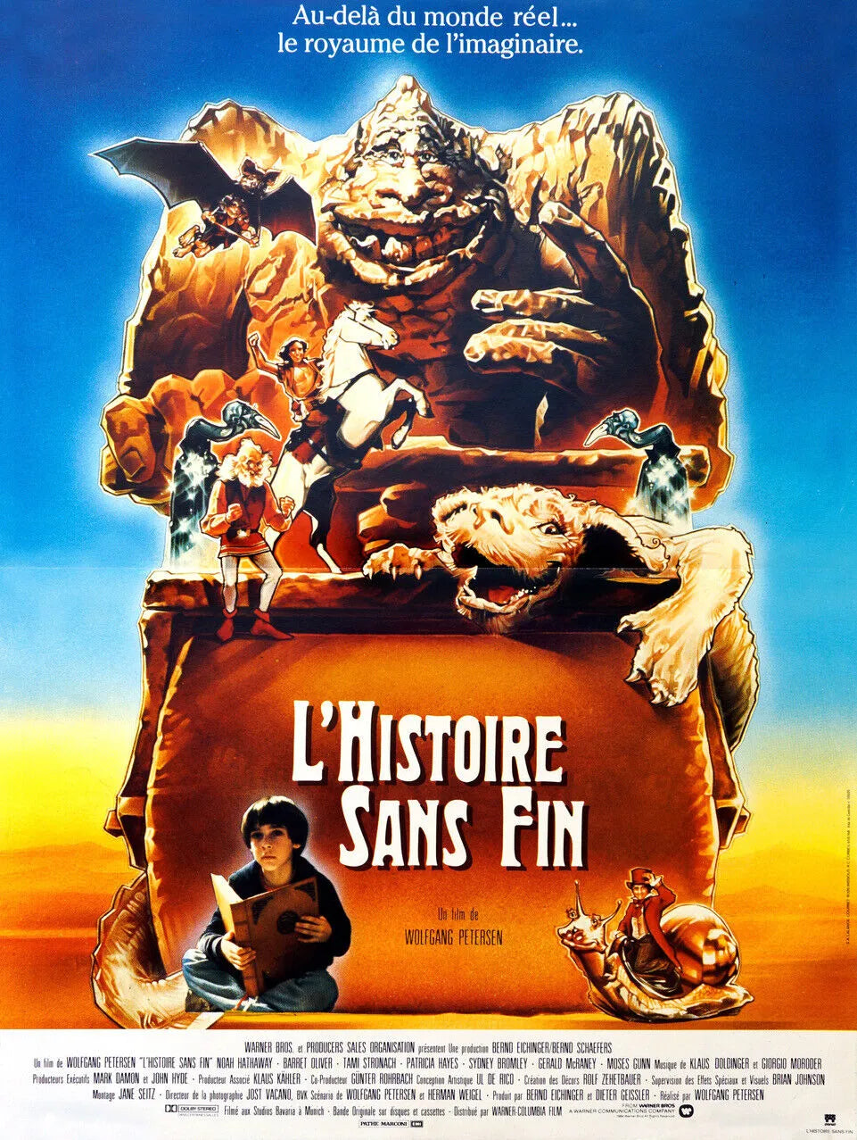 L’HISTOIRE SANS FIN, WOLFGANG PETERSEN, 1984, REPRO AFFICHE CINÉMA VINTAGE, HQ