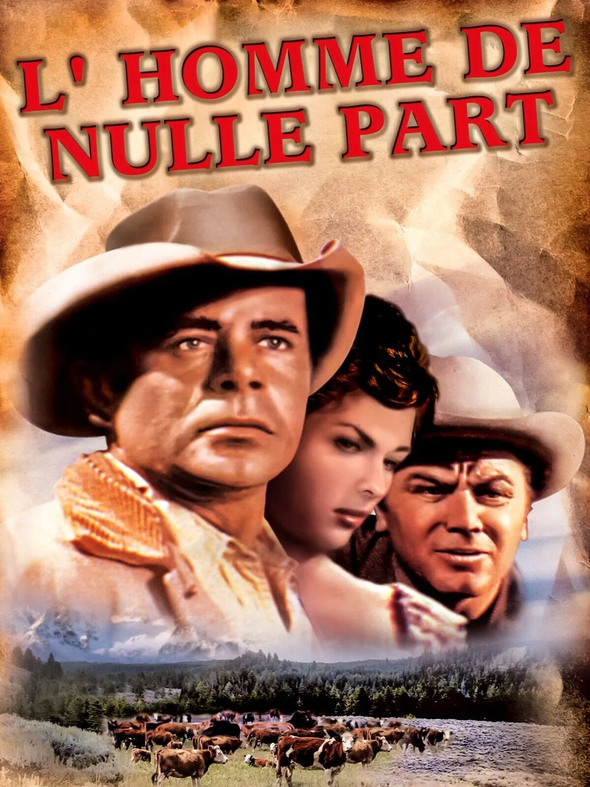 L'HOMME DE NULLE PART, Glenn Ford MOVIE POSTER HQ